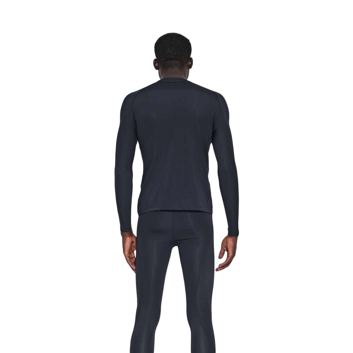 Skins Series-2 Mens Compression Long Sleeve Top - Black