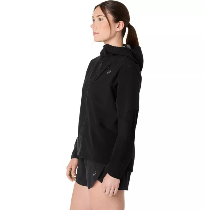 Asics MetaRun Legend Womens Running Jacket - Performance Black - image 4