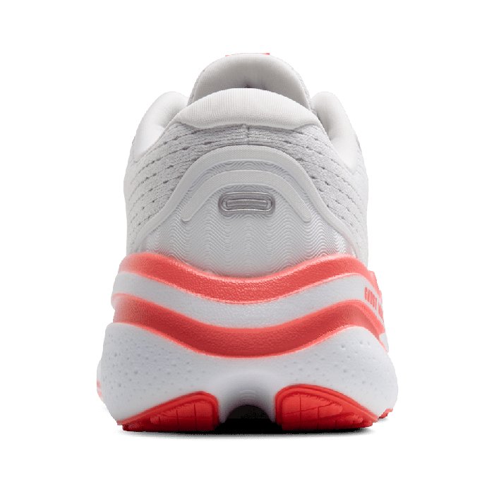 Brooks Ghost Max 2 - Womens Running Shoes - White/Hot Coral