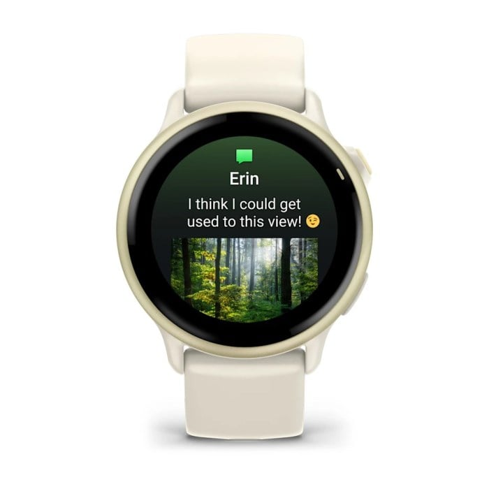 Garmin Vivoactive 6 GPS Smartwatch - Bone/Lunar Gold - image 2