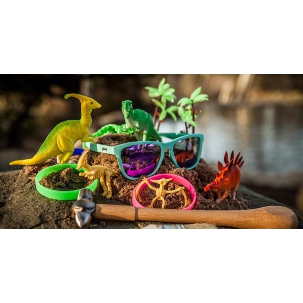 Goodr The OG Polarised Sports Sunglasses - Electronic Dinotopia Carnival