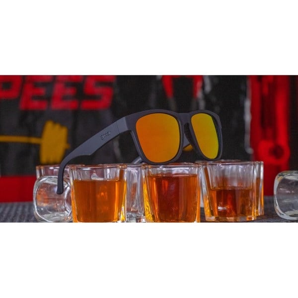 Goodr BFG Polarised Sports Sunglasses - Beelzebub Bourbon Burpees
