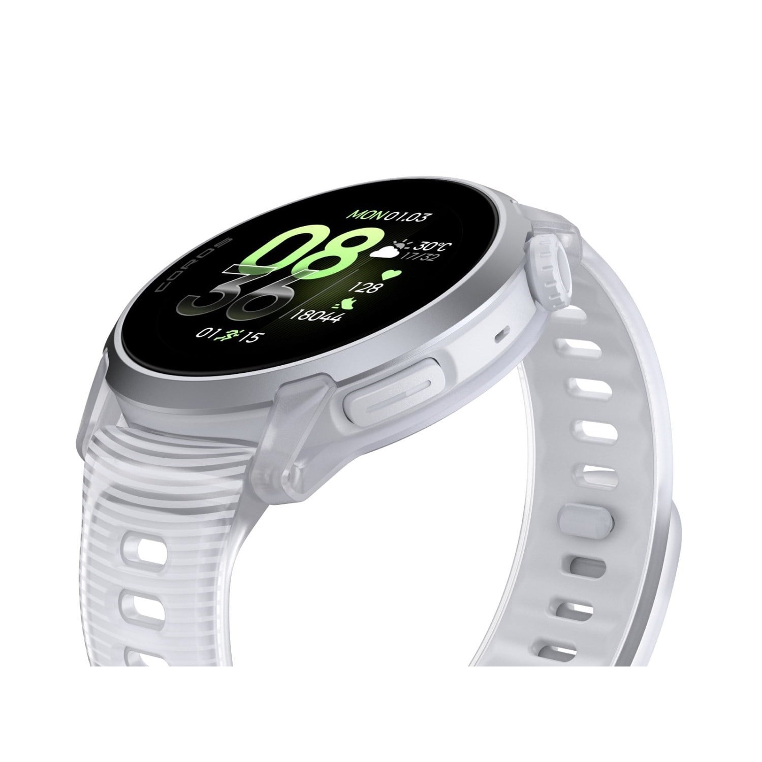 Coros Pace 4 Premium Multisport GPS Watch with Silicone Band - Cloud White - image 6