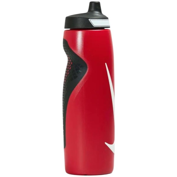 Nike Refuel Grip Sports Water Bottle - 946ml - University Red/Black/White