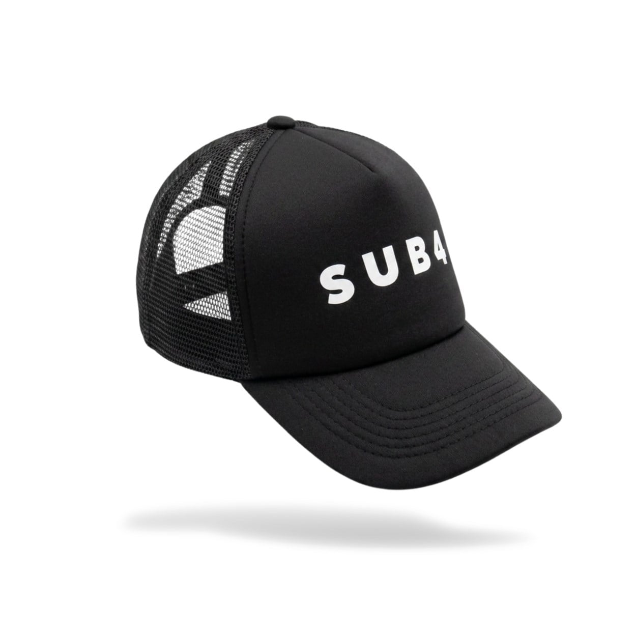 SUB4 Trucker Running Cap - Black - image 2
