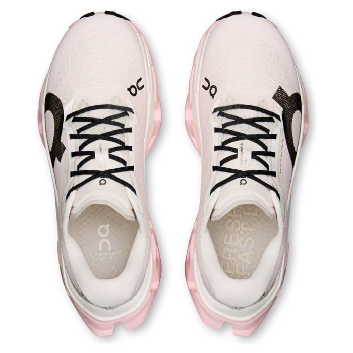 On Cloudmonster Hyper 3 - Womens Running Shoes - Ivory/Peony - image 3