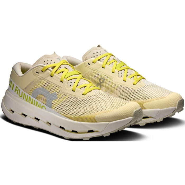 On Cloudultra 3 - Mens Trail Running Shoes - Pelican/White
