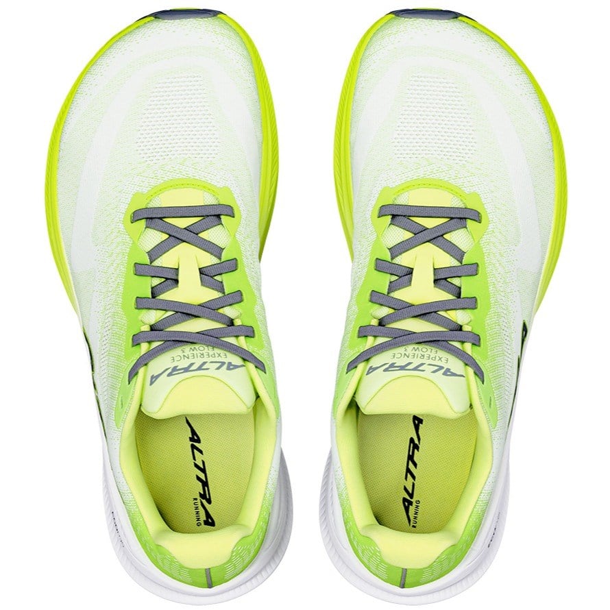 Altra Experience Flow 3 - Mens Running Shoes - White/Lime