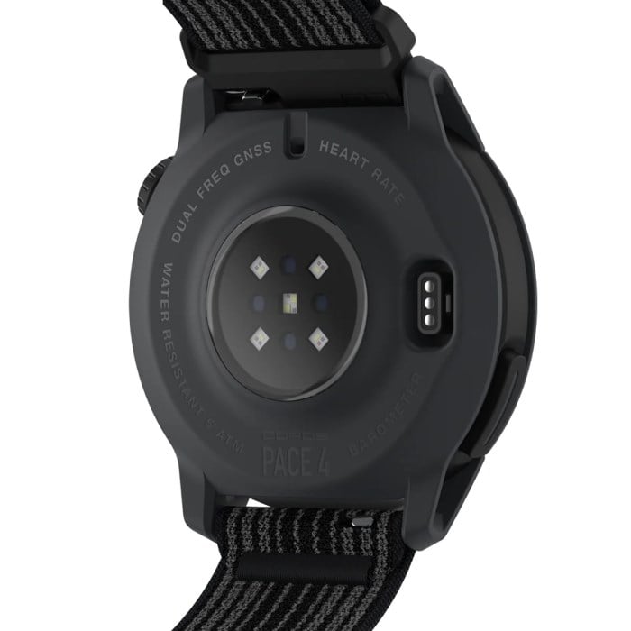 Coros Pace 4 Premium Multisport GPS Watch With Nylon Band - Black