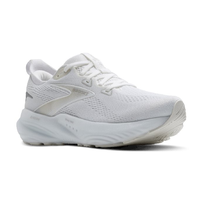 Brooks Glycerin 22 - Womens Running Shoes - White/White/Grey