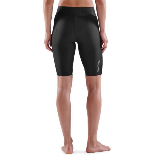 Skins Series-3 Womens Compression Half Tights - Black