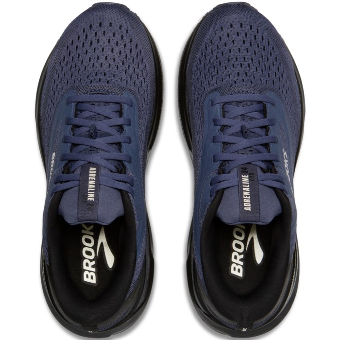 Brooks Adrenaline GTS 24 GTX - Mens Waterproof Running Shoes - Black/Night Shadow/Coco
