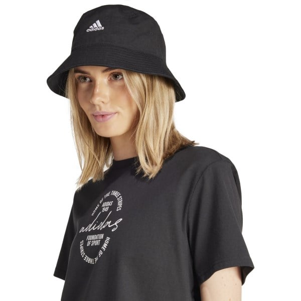 adidas Brand Love Womens Signature Graphic T-Shirt - Black
