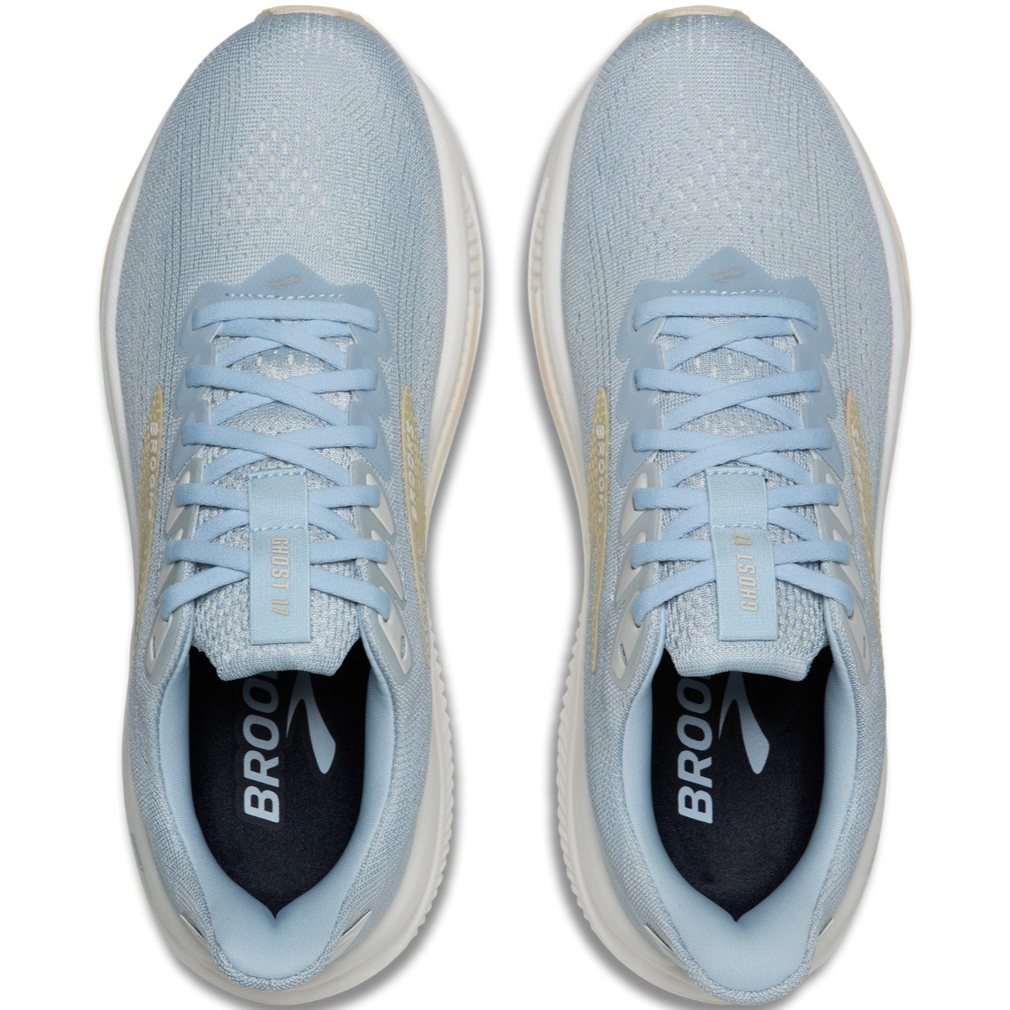 Brooks Ghost 17 - Womens Running Shoes - Skyway/Coconut/Sand