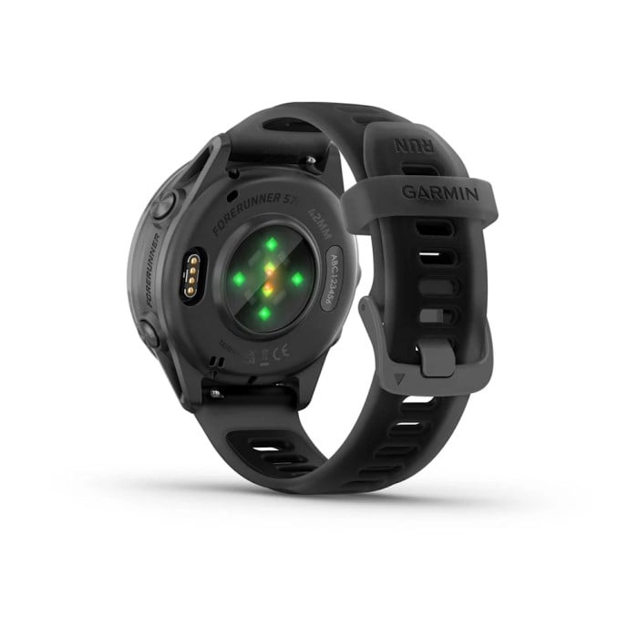 Garmin Forerunner 570 42mm - Advanced GPS Running Smartwatch - Slate Grey/Translucent Black/Black