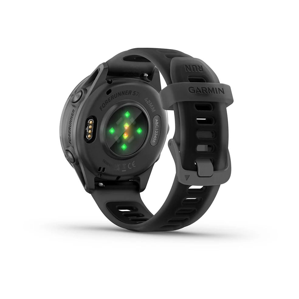 Garmin Forerunner 570 42mm - Advanced GPS Running Smartwatch - Slate Grey/Translucent Black/Black