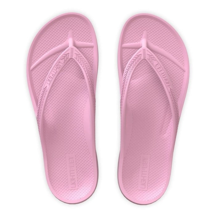 Lightfeet Revive Unisex Recovery Thongs - Soft Pink