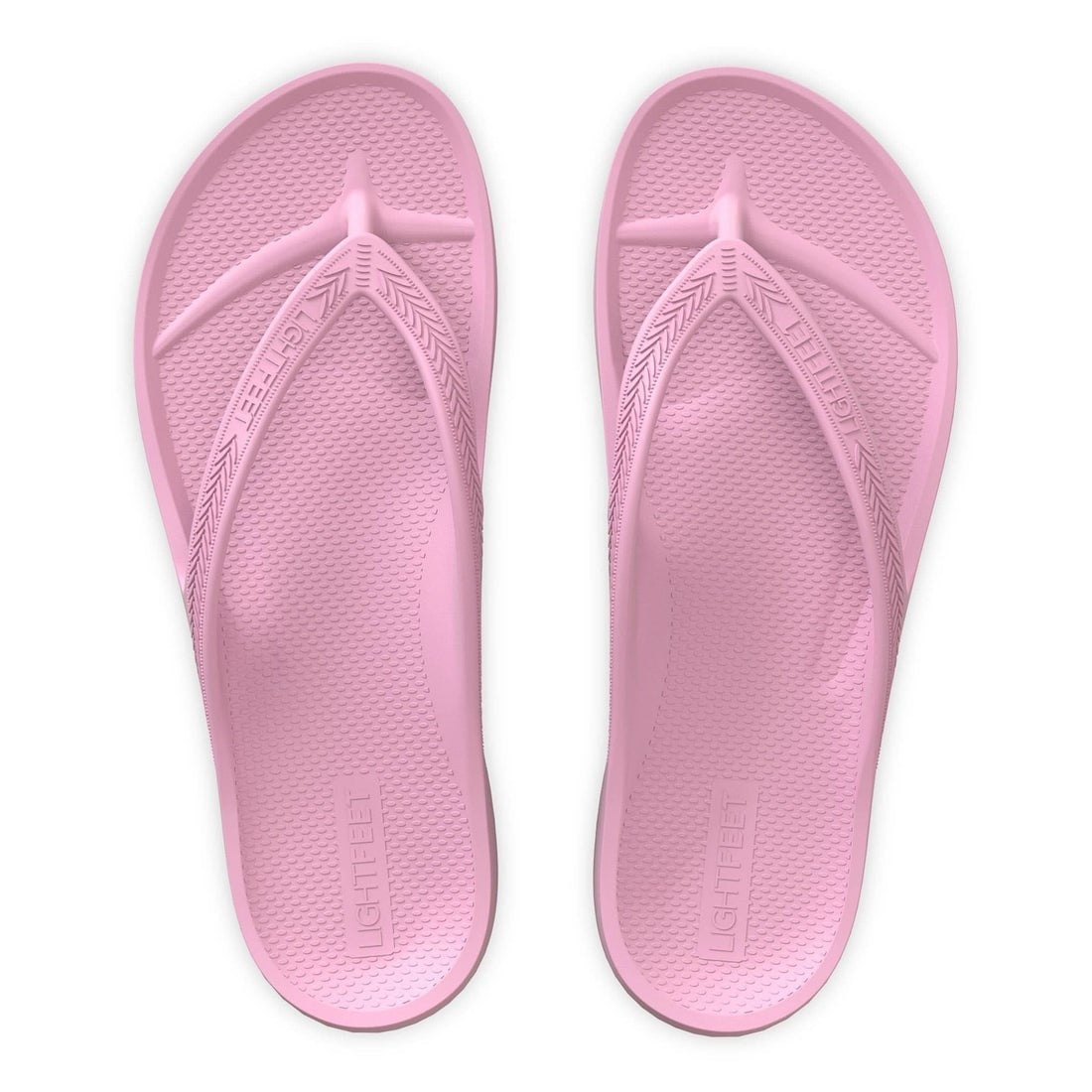 Lightfeet Revive Unisex Recovery Thongs - Soft Pink