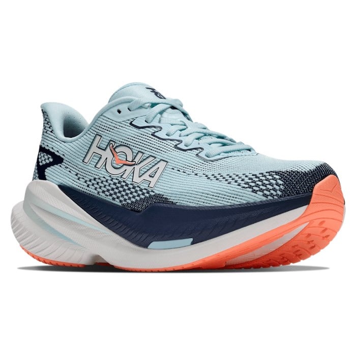 Hoka Mach X 3 - Womens Running Shoes - Glimmering Blue/Varsity Navy - image 2