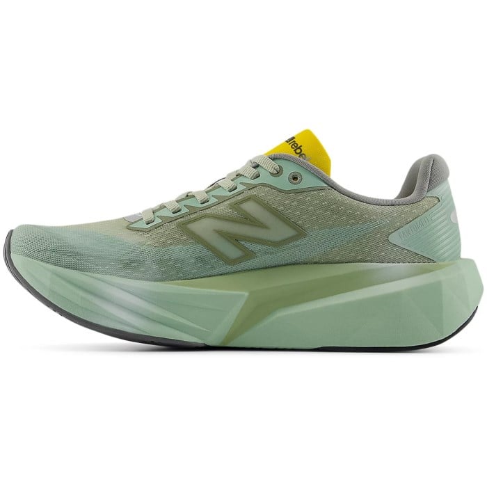 New Balance FuelCell Rebel v5 Ginkyo - Womens Running Shoes - Garter Snake/Mosaic Green/Ginger Lemon