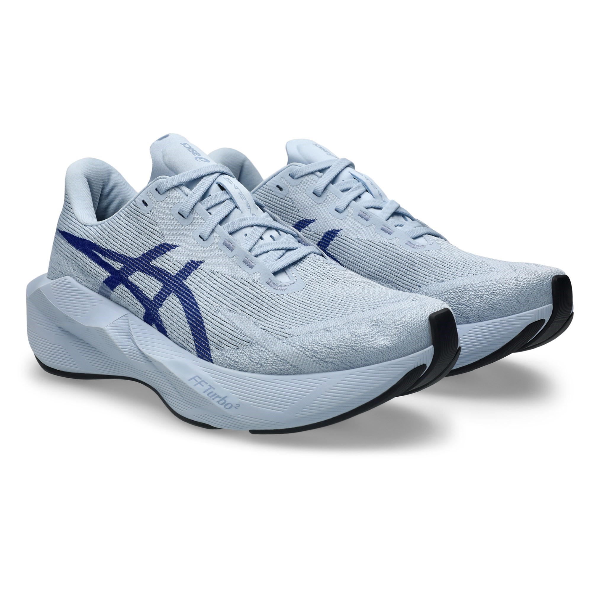 Asics Novablast 6 - Mens Running Shoes - Solid Air/Prussian Blue - image 2