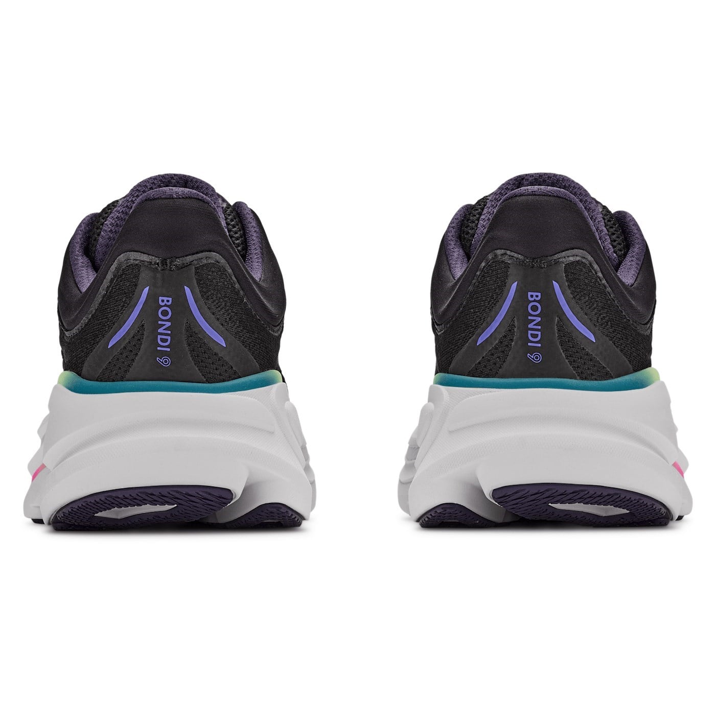 Hoka Bondi 9 - Womens Running Shoes - Black/Neon Dragonfruit - image 5