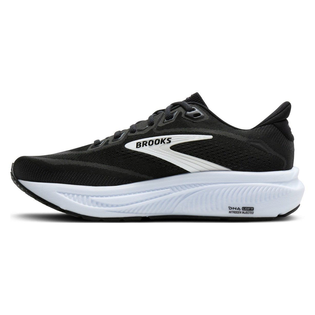 Brooks Ghost 18 - Womens Running Shoes - Black/Grey/White