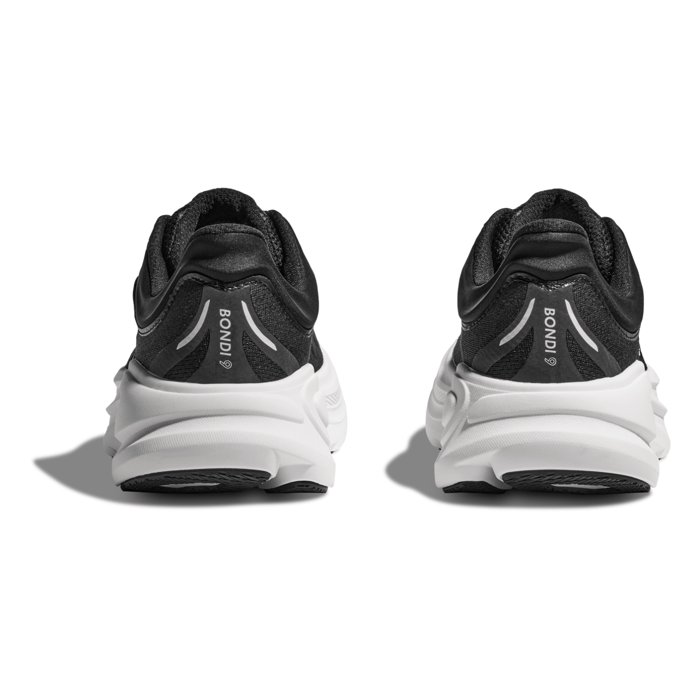 Hoka Bondi 9 - Mens Running Shoes - Black/White