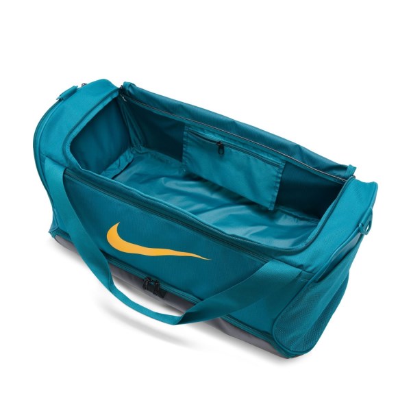 Nike Brasilia 9.5 Medium Training Duffel Bag - Geode Teal/Black/Sundial