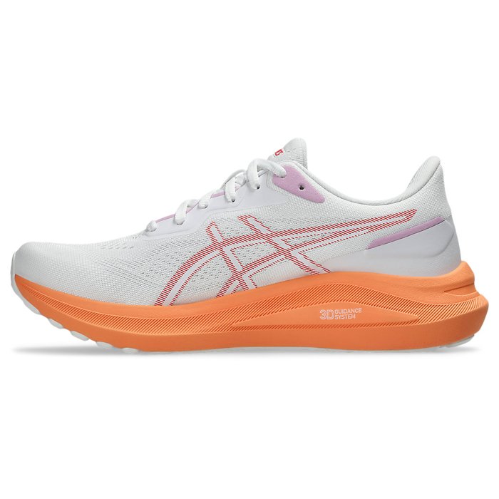 Asics GT-1000 13 - Womens Running Shoes - White/Coral Reef