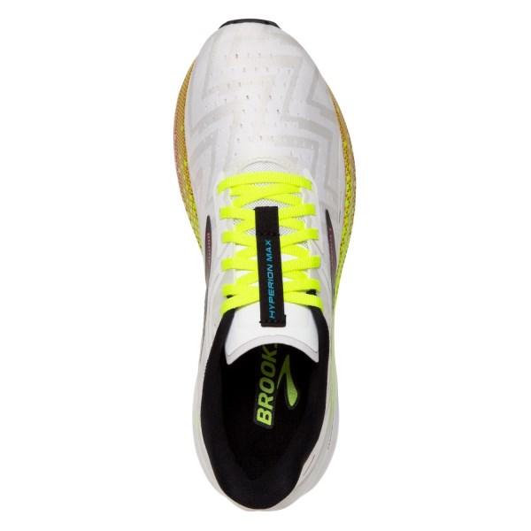 Brooks Hyperion Max - Womens Road Racing Shoes - White/Black/Nightlife