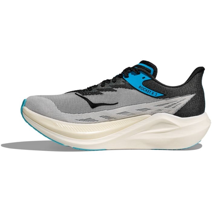 Hoka Rocket X 3 - Unisex Racing Shoes - White/Black