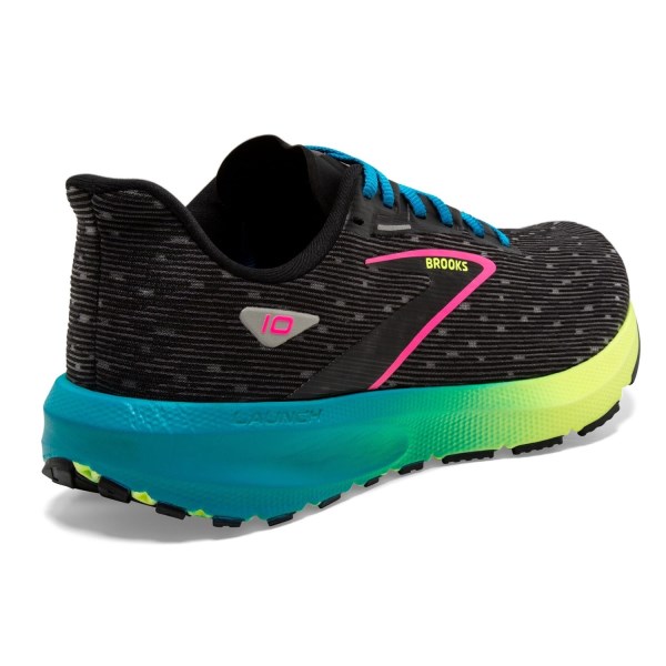 Brooks Launch 10 - Mens Running Shoes - Black/Nightlife/Blue