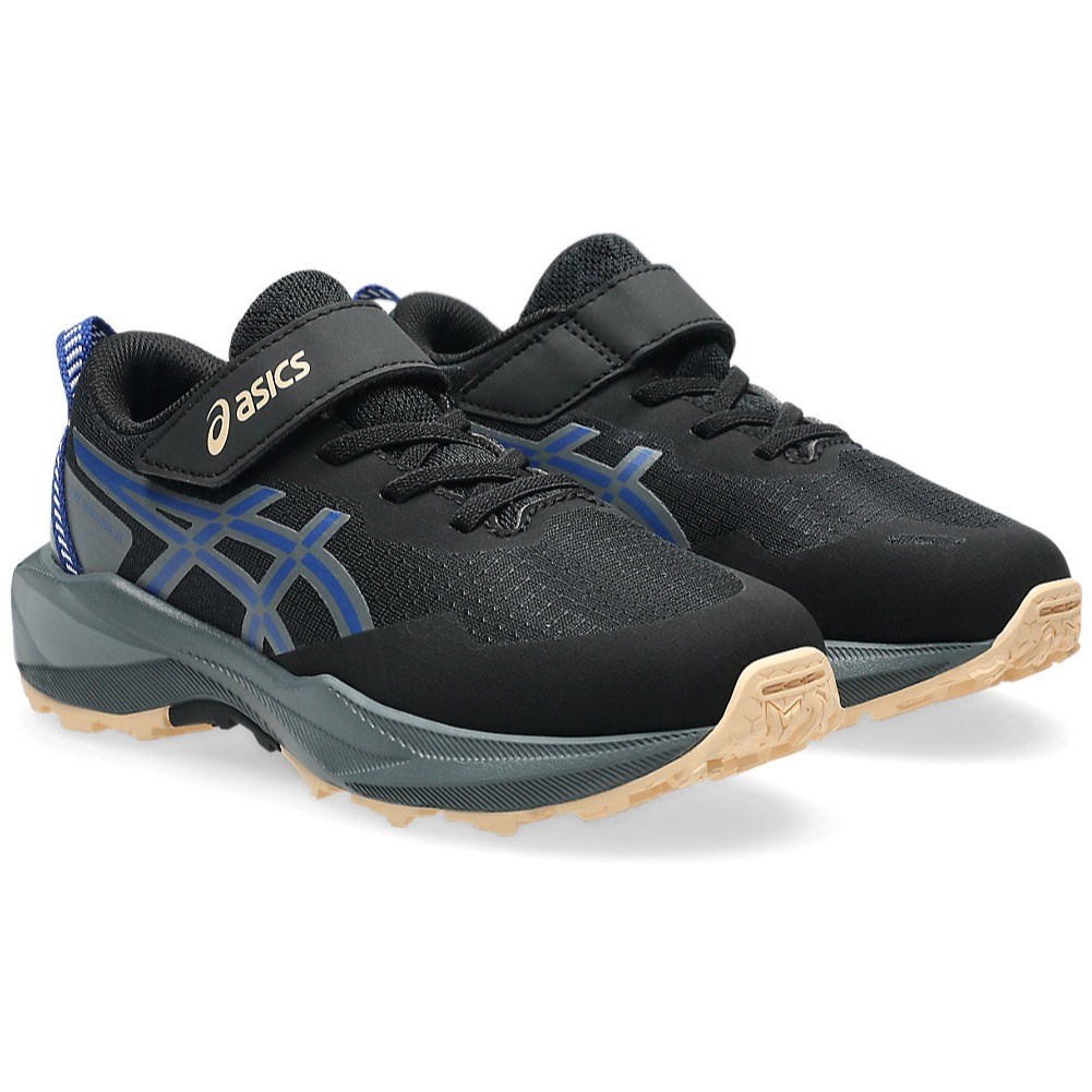 Asics Pre Venture 11 PS - Kids Trail Running Shoes - Black/Asics Blue