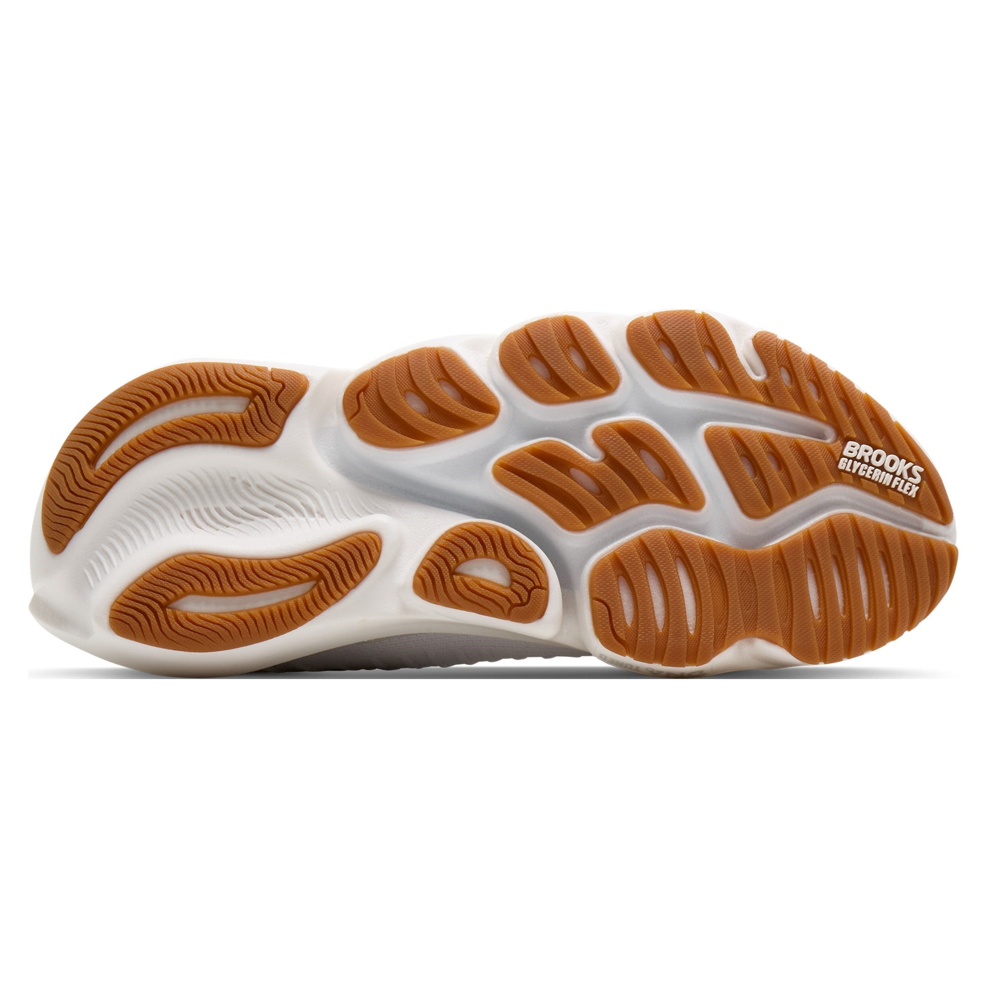Brooks Glycerin Flex - Womens Running Shoes - White/Black/Gum - image 6