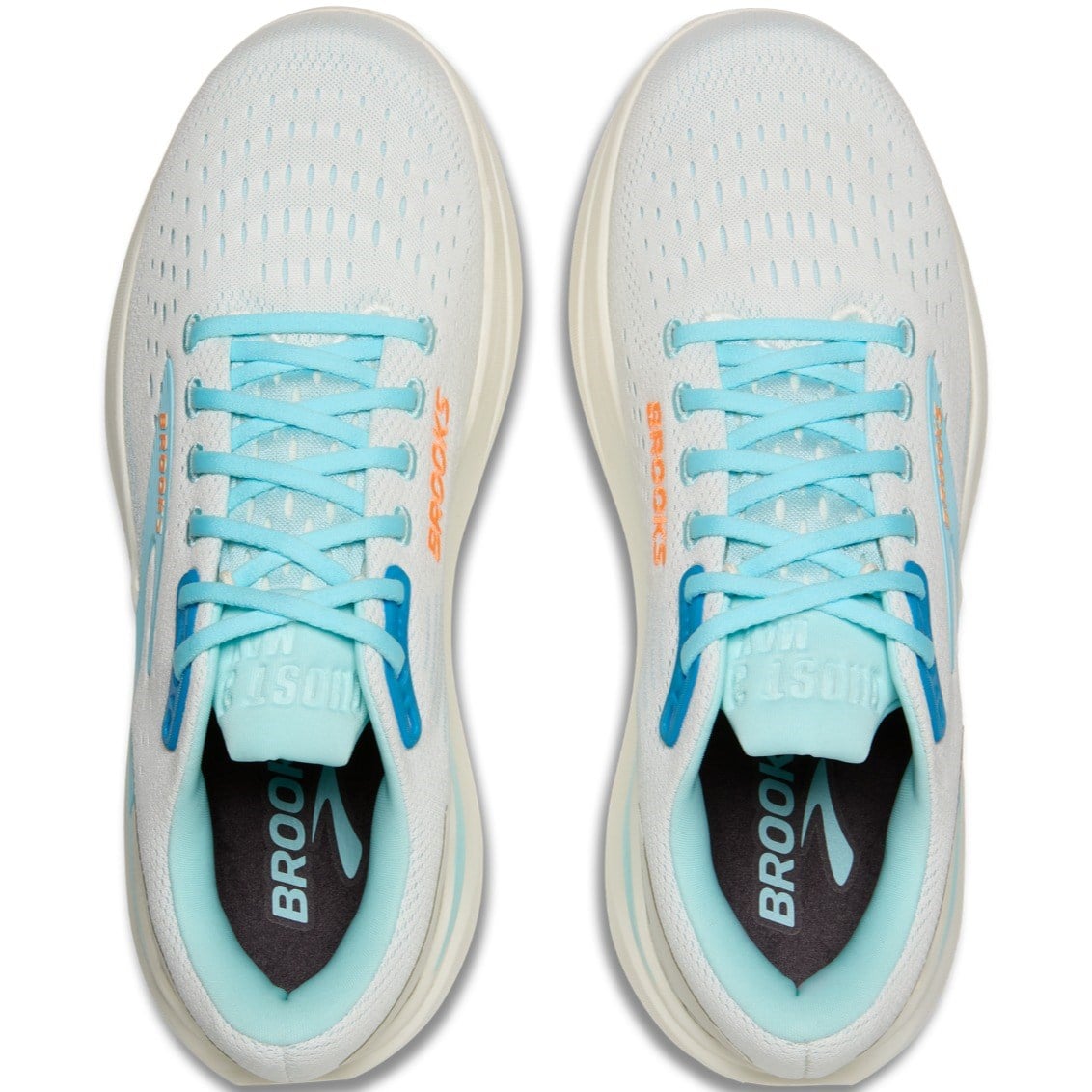 Brooks Ghost Max 3 - Mens Running Shoes - Bluewash/Atomizer/Orange