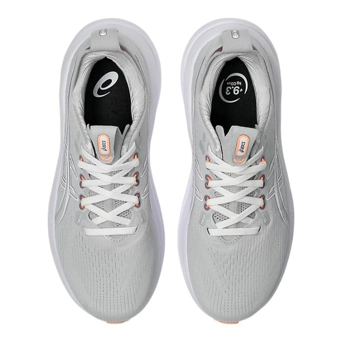 Asics Gel Nimbus 28 - Womens Running Shoes - Cloud Grey/Dusty Mauve - image 4