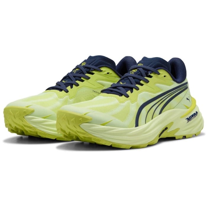 Puma Fast-Trac Nitro 4 - Mens Trail Running Shoes - Apple Spritz/Lux Lime/Deep Plum