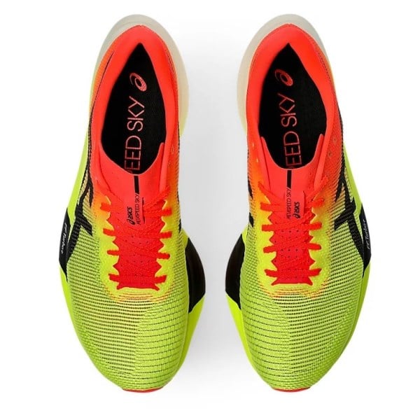 Asics MetaSpeed Sky Paris - Unisex Road Racing Shoes - Safety Yellow/Black