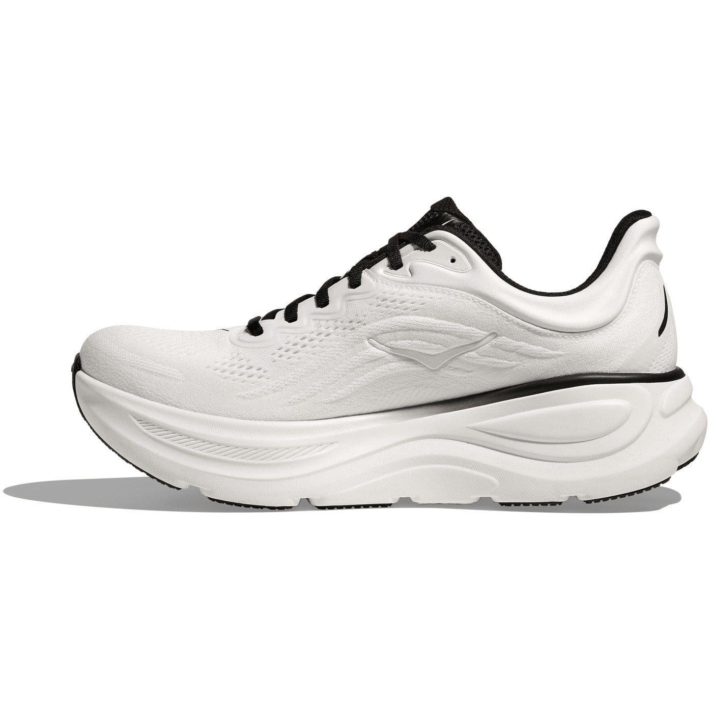 Hoka Bondi 9 - Mens Running Shoes - White/Black - image 2