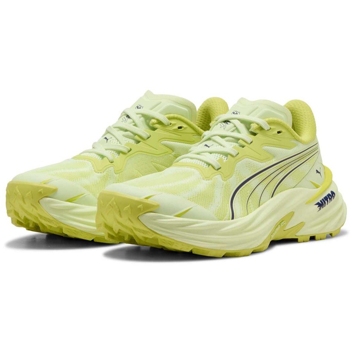 Puma Fast-Trac Nitro 4 - Womens Trail Running Shoes - Apple Spritz/Lux Lime