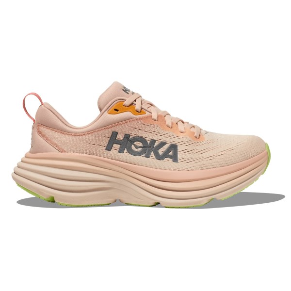 Hoka Bondi 8 - Womens Running Shoes - Cream/Vanilla