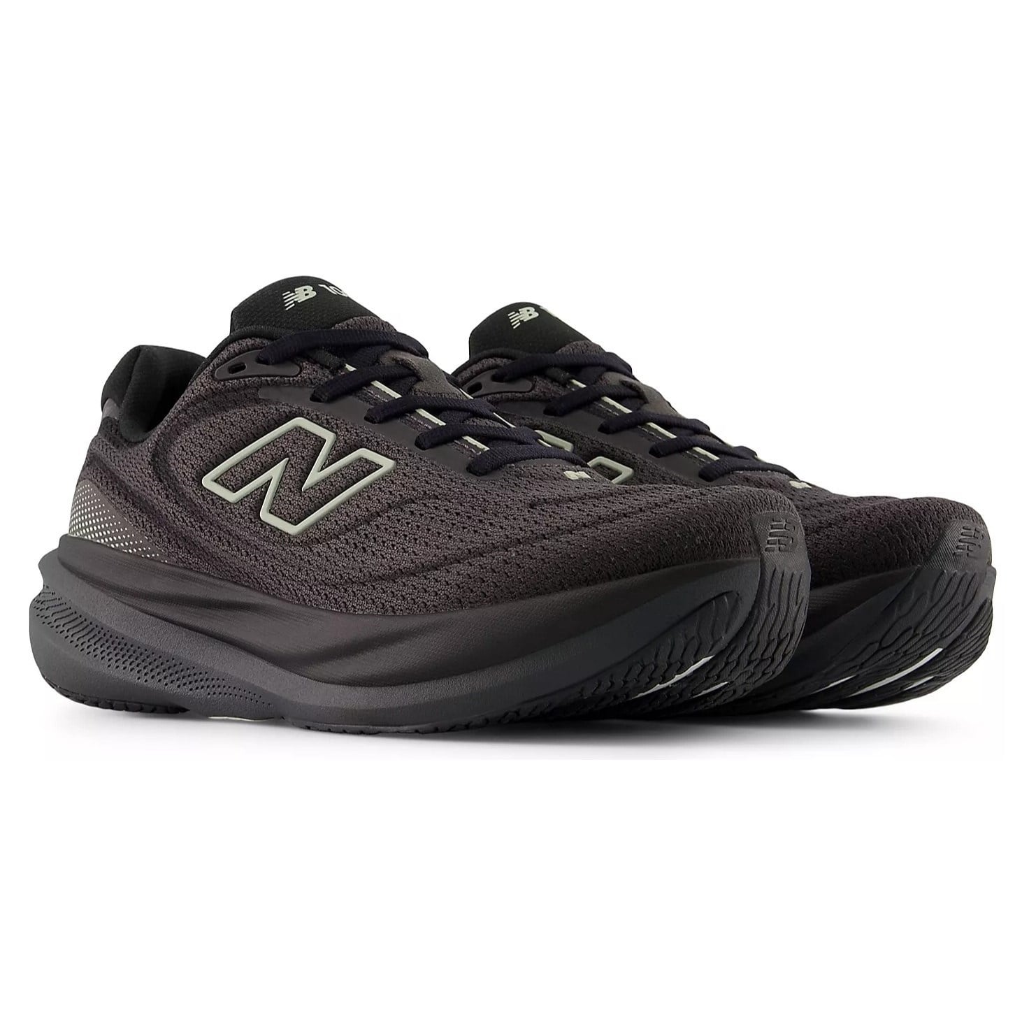 New Balance 1080v15 - Womens Running Shoes - Black/Olivine/Faded Black