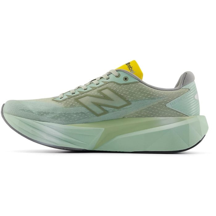 New Balance FuelCell Rebel v5 Ginkyo - Mens Running Shoes - Garter Snake/Mosaic Green/Ginger Lemon