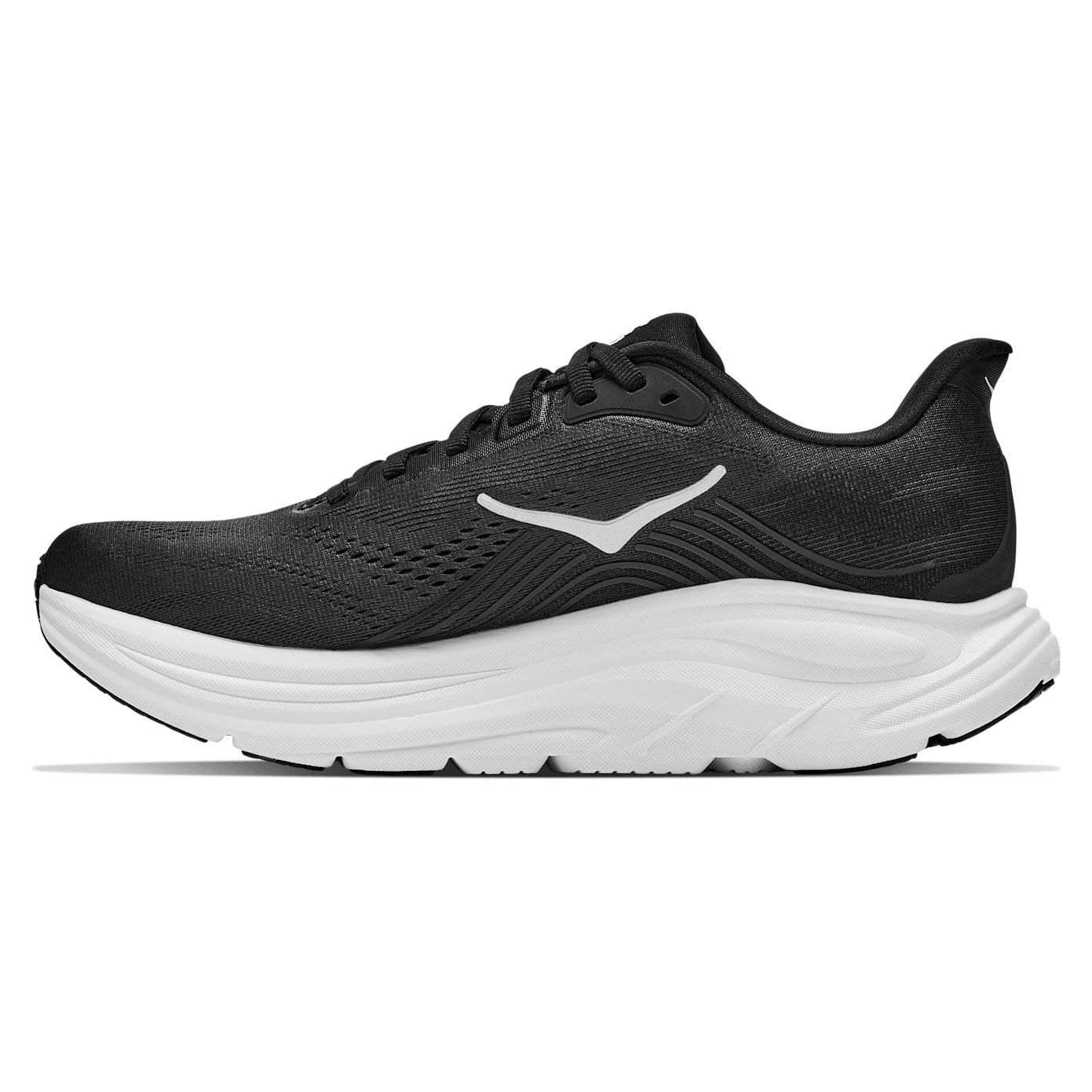 Hoka Clifton 11 - Womens Running Shoes - Black/White - image 2