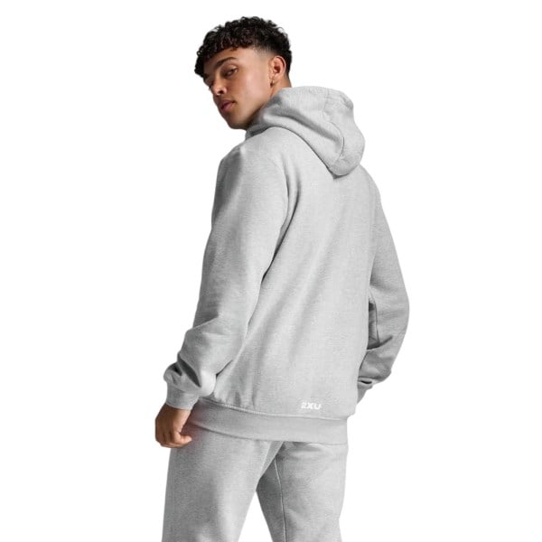 2XU Aspire Mens Pullover Hoodie - Grey Marle