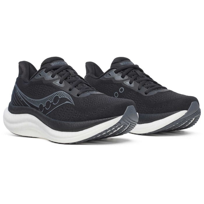 Saucony Triumph 23 - Womens Running Shoes - Black/White