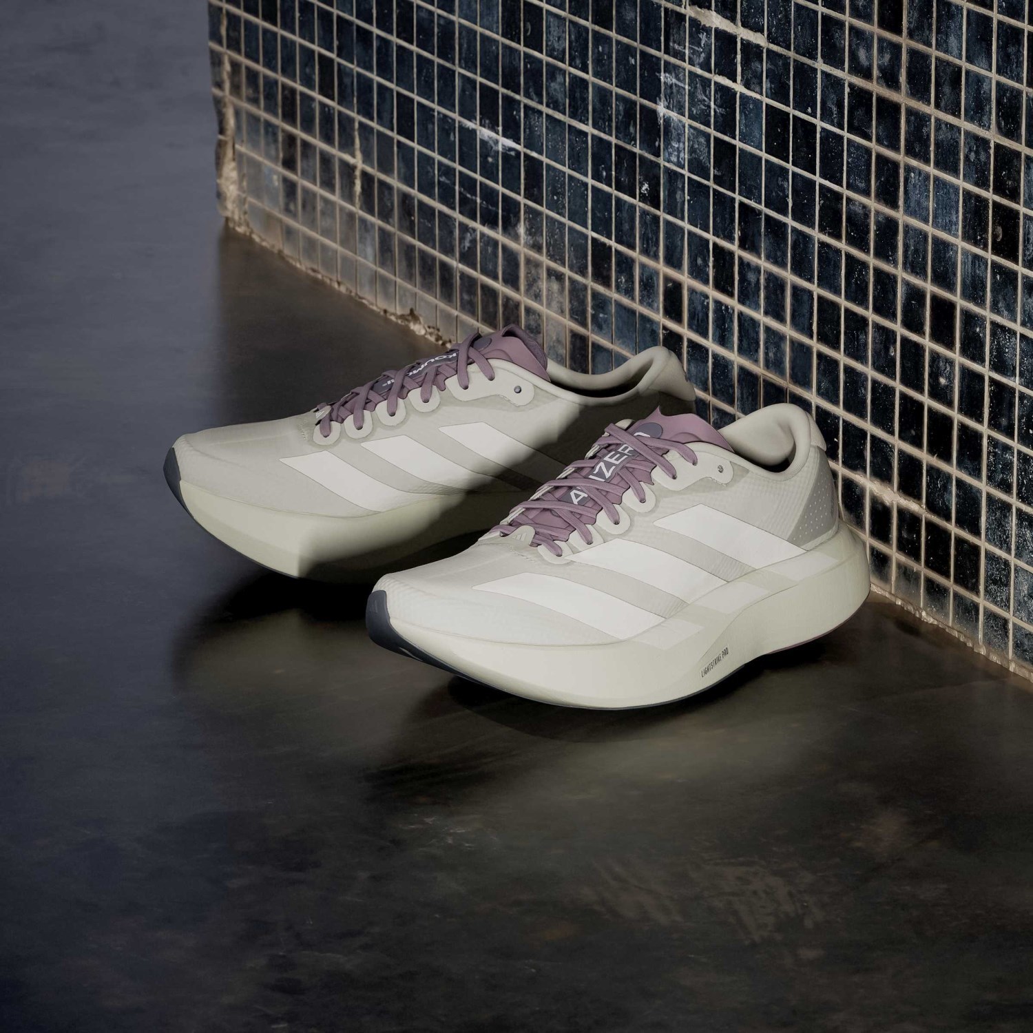 adidas Adizero Evo SL Woven x H.Koumori  - Womens Running Shoes - Putty Grey/Alumina/Shadow