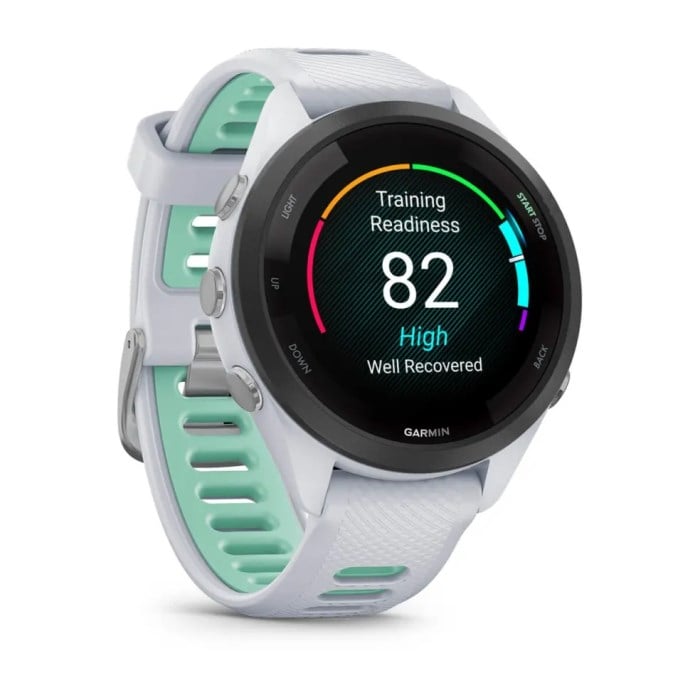 Garmin Forerunner 265S - AMOLED GPS Running Smartwatch - Whitestone