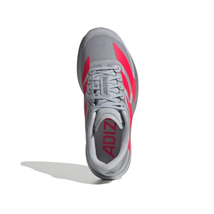 adidas Adizero Evo SL - Womens Running Shoes - Silver Metallic/Lucid Red/Iron Metallic